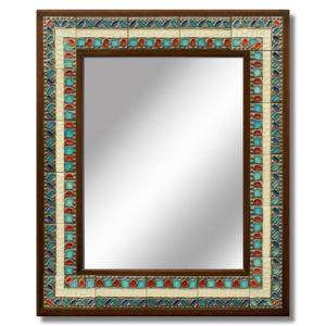 Ceramic Mirror "Carolingio" (small) 21"x25"